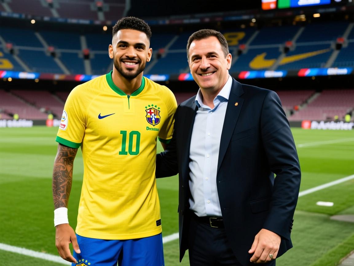 每体:巴西前锋拉扬未和著名经纪人扎哈维续约;巴萨对其有意 第1张