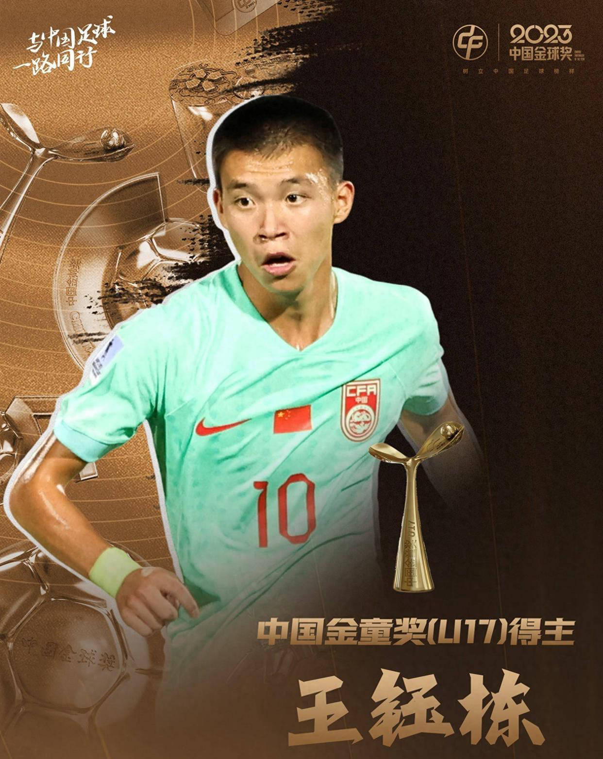 朱艺：王钰栋成为国足历史上第二年轻的A级赛事进球球员